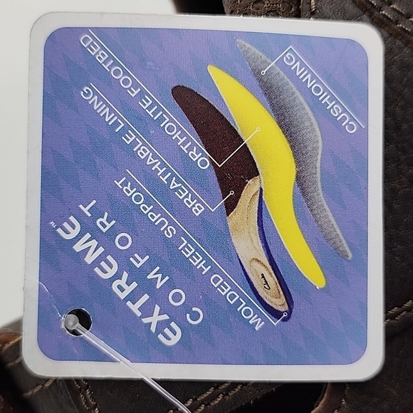 Clarks Men's Bradley Cove Brown Pebbled Leather Cut Out Upper Shoes Size 8M - Picture 14 of 16